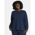 thumbnail image 2 of (2 pack) Terra & Sky Women's Plus Size Fleece Sweatshirt, Size 0X-5X, 2 of 6
