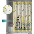 thumbnail image 5 of Summer Tropical Lemon Shower Curtain, Cute Gnomes Shower Curtain Set with Hooks, Spring Summer Waterproof Fabric Shower Curtains for Bathroom Decor, 72x72 Inch Bath Curtain, 5 of 5