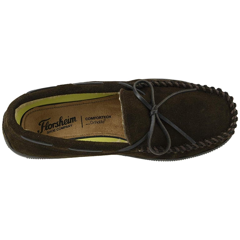 Florsheim Cozzy Moc Toe Tie Slipper Loafers Leather New Florsheim Cozzy Tie Slipper In Sand | Mens Slippers main image 3