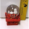 thumbnail image 2 of Peanuts Snoopy on Doghouse Mini Christmas Water Globe 2.7 Inch, 2 of 4