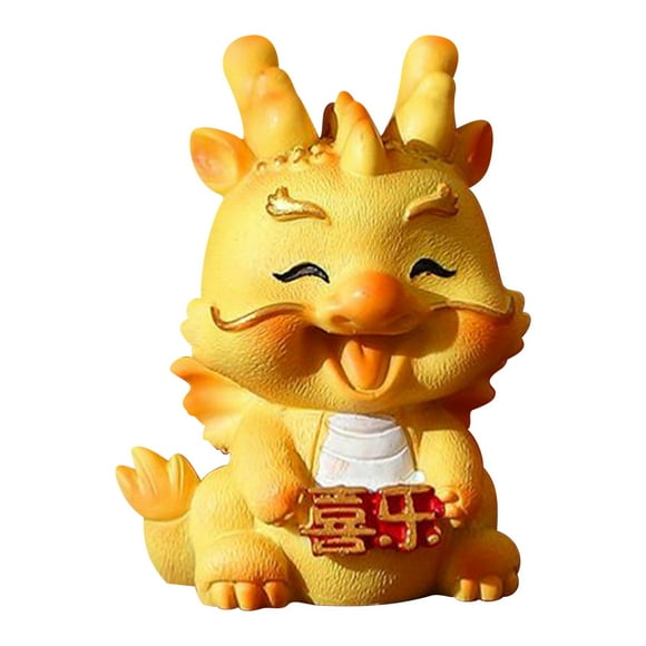 Chinese New Year Decoration,Car Dashboard Decoration 2024 Statue Miniature Statue Chinese New Year Ornament Christmas Decoration,New Years Decorations,Chinese New Year