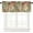 Floweryku1499, variant on Peony Flower Curtain Valance, Abstract Floral Print Vintage Farmhouse Decoration Short Rod Pocket Window Treatment for Living Room, Bedroom, Kitchen, Bathroom, 1 Panel, 54" W x 18" L