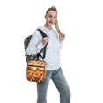 thumbnail image 2 of Butterfly Lunch Box, Vibrant Watercolor Insulated Bag, Reusable Sunburst Gold Blue Thermal Tote, Bright Aesthetic Meal Prep Cooler, Unique Birthday Gift Idea, 2 of 7