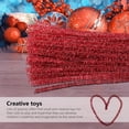 thumbnail image 2 of 100Pcs 30cm Pipe Cleaners Christmas Chenille Stems Cleaners Pipe Cleaners Craft Christmas Sewing DIY Crafts Metallic Pipe Cleaner for Christmas DIY Craft Decoration, 2 of 5