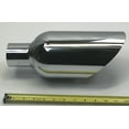 thumbnail image 4 of Exhaust Tip 5.00 X 12.00" Long 2.25 Inlet WW50012-225-BOSS-S Slant Polished 304 Stainless Wesdon Exhaust Tip, 4 of 7