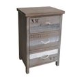 thumbnail image 1 of Cheungs  Wooden Cabinet With 3 Drawers And Rope Handles, 1 of 1