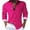 Hot Pink, variant on PEASKJP Shirts for Men Classic Fit Long Sleeve Button One Open Pocket Solid Basic Men Dress Shirt Hot Pink L