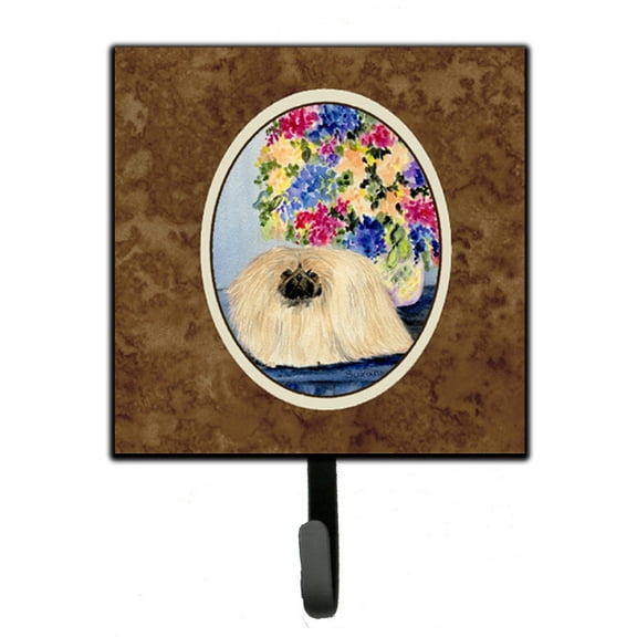 Carolines Treasures SS8315SH4 Pekingese Leash Holder or Key Hook, Small, Multicolor