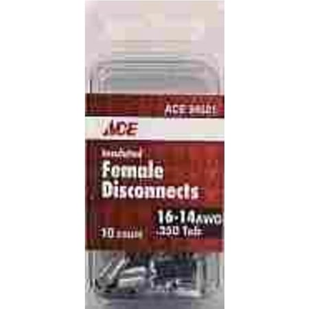  Pack of 3 10Pk Insulated Female Disconnect Ace Wire Connectors 34521 082901345213
