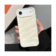 thumbnail image 1 of wonima44 Compatible with iPhone Air Case, Cute Wave Water Ripple Pattern Case for Girls Women, Slim Satin Glossy Soft Silicone TPU Bumper Shockproof Protective Phone Cover - Beige, 1 of 1