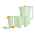 thumbnail image 1 of Tupperware Heritage Collection Pitcher and Tumbler Set, 5-piece (Green), 1 of 3