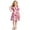 C74/Red129, variant on Baby Girls Dress Cute Plaid Pattern Short Sleeve Collar Elastic Waist with Ruched Ruffle Trim Knee Length for Summer Vacation Sweet Sundress,Black,5-6 Years