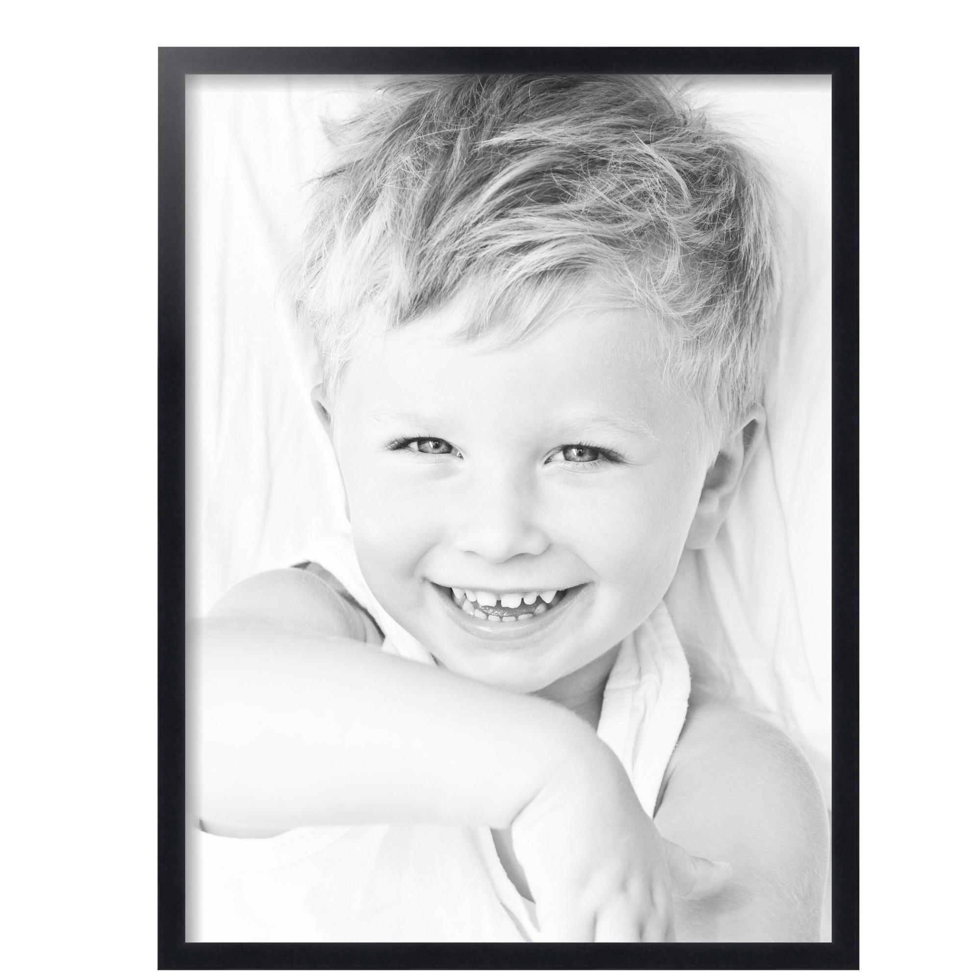 ArtToFrames 18" x 24" Contemporary Black Picture Frame, 18x24 inch Black Wood Poster Frame (WOM-4730),  Pack