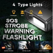 GCZ 3000A Peak Portable Jump Starter with Air Compressor 150PSI, Battery Booster for All Gas & 6.5L Diesel Engine, 20000mAh Power pack with Dual Cylinder & LED Display & Flashlight
