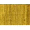 thumbnail image 1 of Ahgly Company Indoor Rectangle Abstract Yellow Modern Area Rugs, 2' x 5', 1 of 4