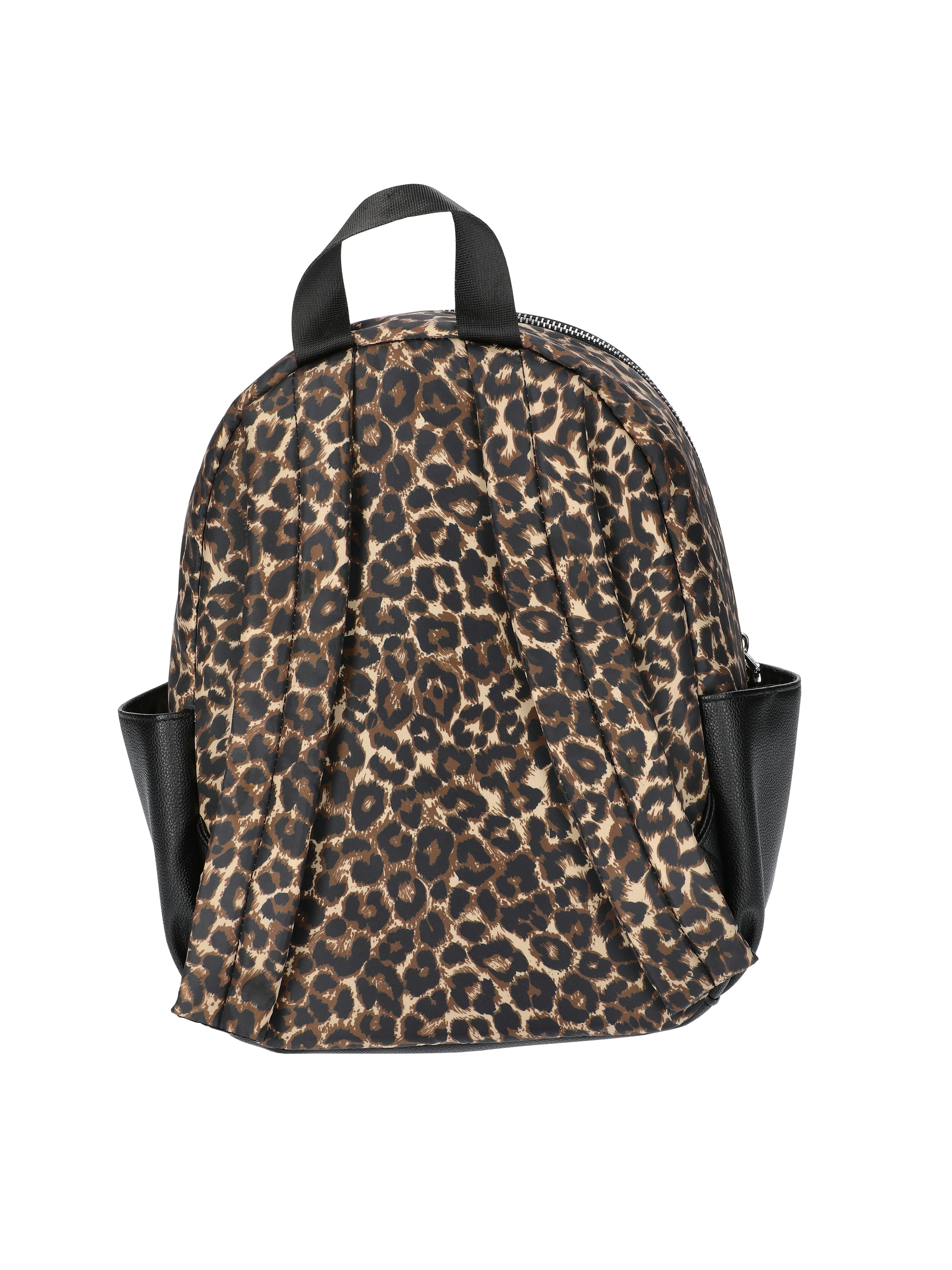 Madden NYC Women's Dome Pocket Nylon Backpack, Cheetah
