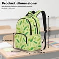 thumbnail image 6 of Jeiento Green Pickles 17 Inch Backpack Set 4-Piece Lunch Bag Pencil Case Water Bottle Holder Lightweight Large Capacity School Bookbag for Kids Boys Girls, 6 of 7