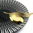 thumbnail image 5 of 24Pcs Stainless Steel Dinnerware Set Kitchen Green Gold Cutlery Set Knife Fork Spoon Flatware Tableware Minimalist Silverware, 5 of 5