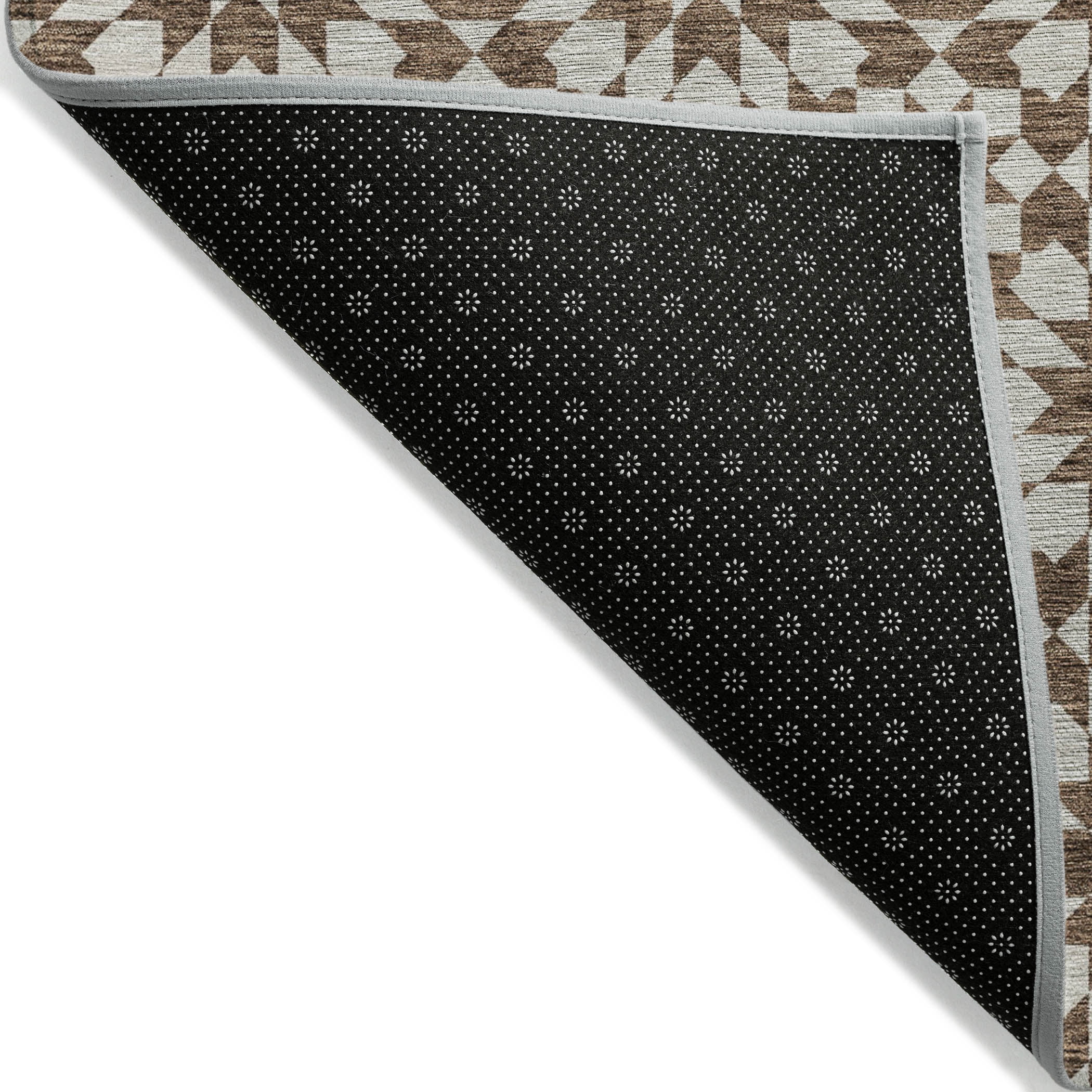 Addison Rugs Chantille Indoor/Outdoor Transitional Spiral Chocolate Washable Rectangle Rug, 10' x 14'