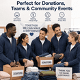 thumbnail image 2 of BILLIONHATS 24 Pack Navy Blue Adult Full Zip Hoodie Fleece Zip Up Sweatshirts, Soft Cotton Blend Casual Hoodie for Men, Women (2X-Large), 2 of 8