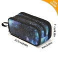thumbnail image 4 of FORMRS Pencil Case with 3 Compartments Zipper Pouch, Elementary School Level and up, Watercolor Galaxy, 4 of 8