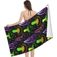 thumbnail image 3 of Mushrooms Large Beach Towel - Plush Thick Cotton Pool Towel, Adult Beach Towels, 3 of 17