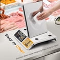 thumbnail image 6 of Price Computing Scale 88lb/40kg Commercial Food Weighing Scale with Stainless Steel Plate and Dual LCD Display for Retail Markets, 6 of 6
