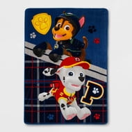 Paw Patrol Chase and Marshall Polyester Bed Blanket, Twin