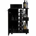 thumbnail image 5 of TUHOME Bar Cart Engineered Wood Bar Carts in  Black, 5 of 8