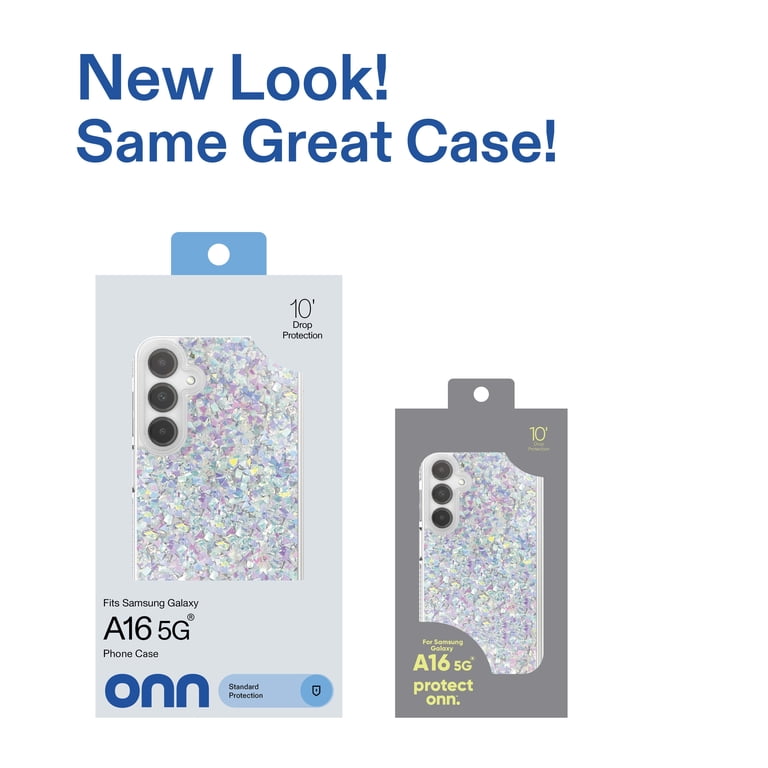onn Samsung Galaxy A16 5G Case Iridescent Glitter photo 7