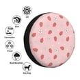 thumbnail image 5 of Xecao Floral Strawberr for Tire Covers: Waterproof, dust-proof, and universally fitting for trailers, SUVs, 5 of 8