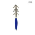 thumbnail image 2 of Three-layer Squid Jig Hooks Effective Avoid Decoupling Rotate Noctilucent ABS High Carbon Steel Hard Sharp Umbrella Hook Lures Blue 10pcs, 2 of 9