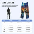 thumbnail image 5 of Fotbe Neon Shanghai Cityscape Night Men's Pajama Pants,Sleepwear Pants,Pj Bottoms Drawstring And Pockets-XX-Large, 5 of 7