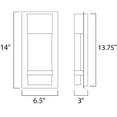 thumbnail image 2 of Maxim Lighting - LED Outdoor Wall Sconce - Outdoor Wall Mount - Cascade-12W 1, 2 of 2