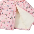 thumbnail image 5 of Baby Girls Winter Coats Waterproof Hooded Zip Jacket with Cute Print Soft Warm Fleece Padded Jacket for Boys Girls 2-7Y, 5 of 5