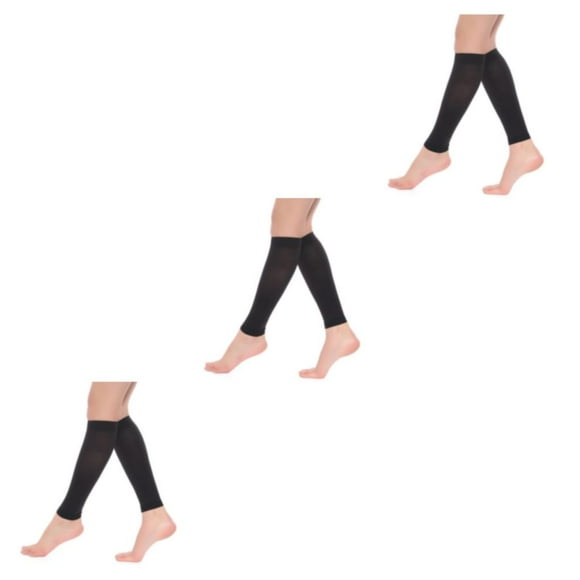 Seitruly Medias de compresión fáciles de usar para mujeres y hombres Alivio instantáneo de las piernas Medias cómodas negro XXL Type1 NO1