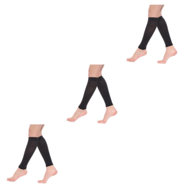 Seitruly Medias de compresión fáciles de usar para mujeres y hombres Alivio instantáneo de las piernas Medias cómodas negro XXL Type1 NO1