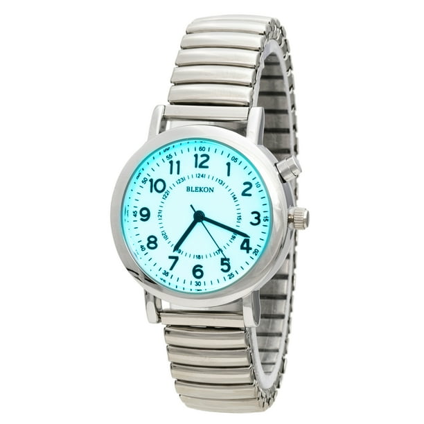 Blekon Brand Light Up Dial Watch for Adult Women's 33mm Case Push