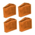 thumbnail image 4 of Colaxi 4x Ladder Non Slip Feet Covers Replacement Enhanced Stability Ladder Leg Pad Orange, 4 of 8