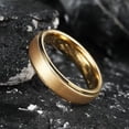 thumbnail image 3 of Alianza de boda King Will GLORY, 6 mm, carburo de tungsteno, oro de 14 quilates, 3 of 7
