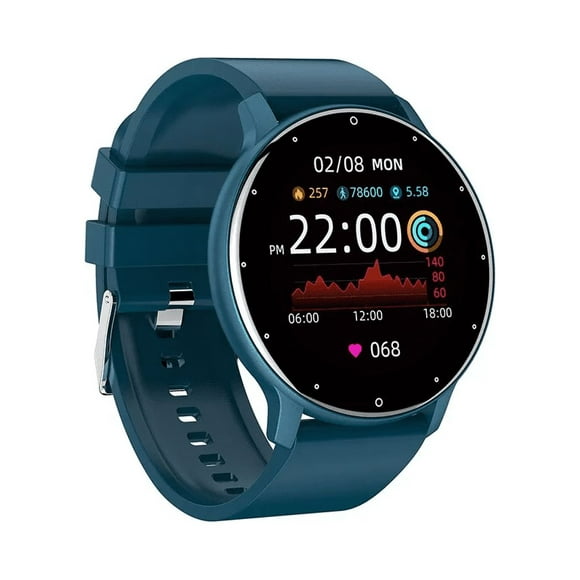 Smartwatch Lige BW0223 1.28" caja 45mm malla blue de silicona