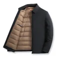 thumbnail image 2 of Chaqueta corta de plumón para hombre, invierno 2024, nueva chaqueta gruesa de lujo, relleno avanzado, ropa a prueba de frío, chaqueta de ropa de lujo, 2 of 3