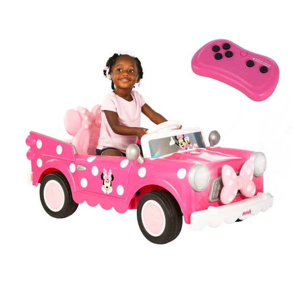 Disney 6V Minnie Roadster Ride-On by Dynacraft Perfect for Ages 3 and up, 1-Count