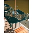 thumbnail image 2 of Outdoor Tablecloth with Umbrella Hole for Patio/Picnic/Party/Camping, Monstera Leaf Waterproof Table Cloth Square Cover Washable, Modern Tropical Green Plants Minimalism (54"x 54"), 2 of 9
