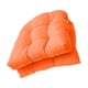 thumbnail image 2 of Cojín de mimbre para asiento de patio, para interior y exterior, cojines profundos para silla de comedor, 19" x Naranja, 2 of 9