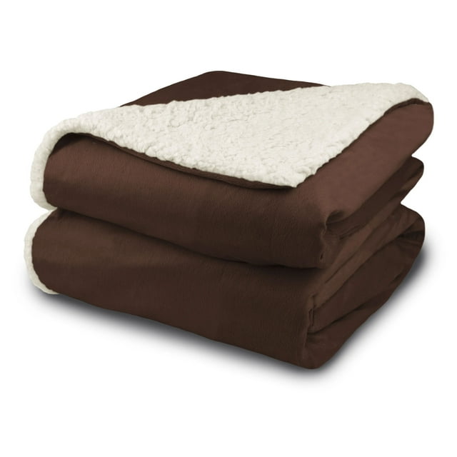 Biddeford Micro Mink and Sherpa Electric Heated Blanket Assorted Sizes