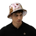 thumbnail image 4 of Balery Cute Dog Sombreros para el sol para hombre y mujer, sombrero de pescador con UPF 50+, 4 of 6