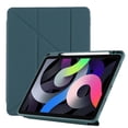 thumbnail image 2 of Case for iPad Air 4th/5th Generation 10.9-Inch Case Stand Case Translucent Frosted Back Smart Clear Cover Auto Sleep/Wake with Pencil Holder for iPad Air 4/5 (Dark Green), 2 of 3