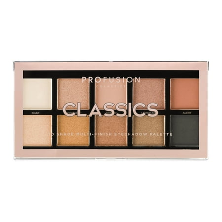 Profusion Cosmetics Eye Shadow Palette, Classics (Best Eye Makeup Palette For Blue Eyes)