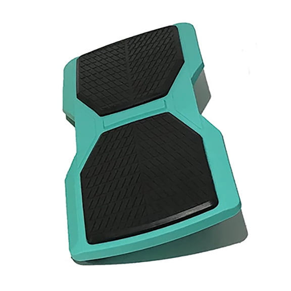 We're it Under Desk Ergonomic Footrest - Dual-Function Balance Board for Office Chairs, Anti-Fatigue Foot Support, 27"x12", Aqua Green